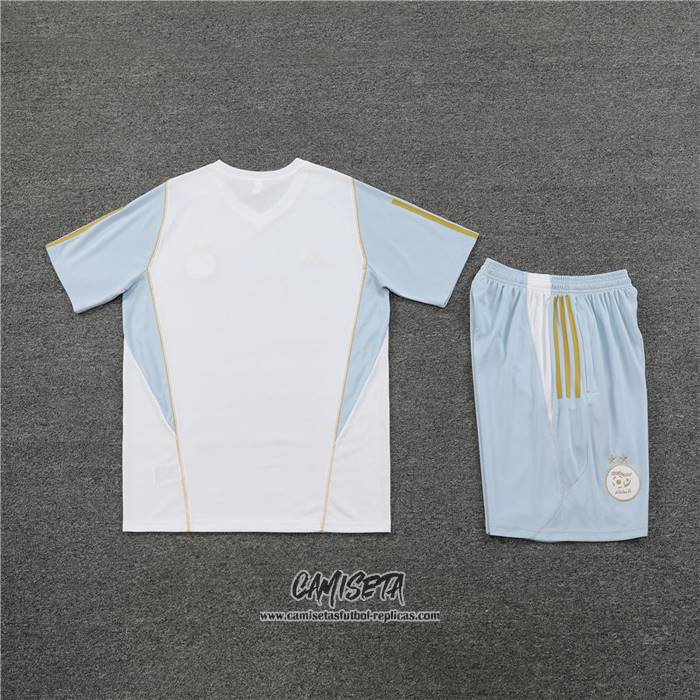 Chandal del Argelia 2023-2024 Manga Corta Blanco - Pantalon Corto